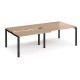 Adapt 1200mm Deep Sliding Top Double Back to Back Bench Desk